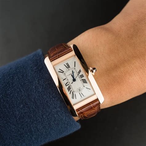 cartier tank watch buckle|Tank Américaine watch .